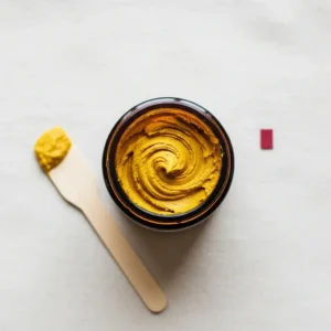 Karixe Smoothing Body Polish — swirl texture from above